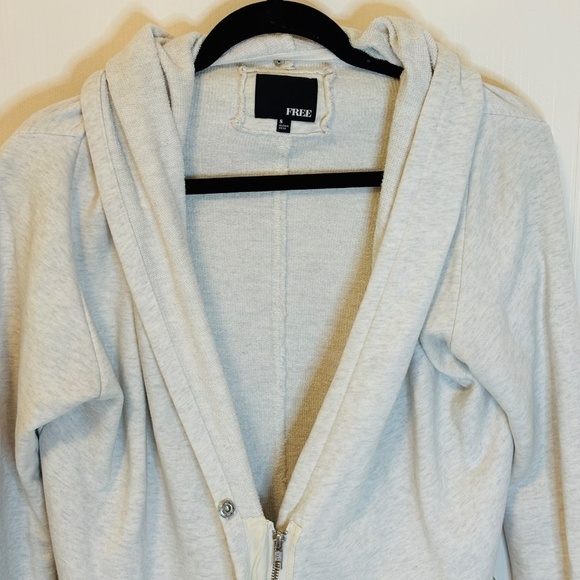 Aritzia Wilfred White Roseau Sweater Cardigan Cozy Cotton Wrap SZ small - Picture 4 of 9